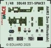 Eduard 3DL48221 A6M5 Zero (Mitsubishi) SPACE FINE MOLDS 1/48